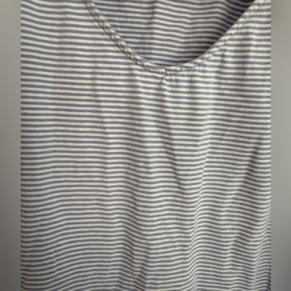 J. Jill Purple Striped Tank Top Size Large - Picture 4 of 4